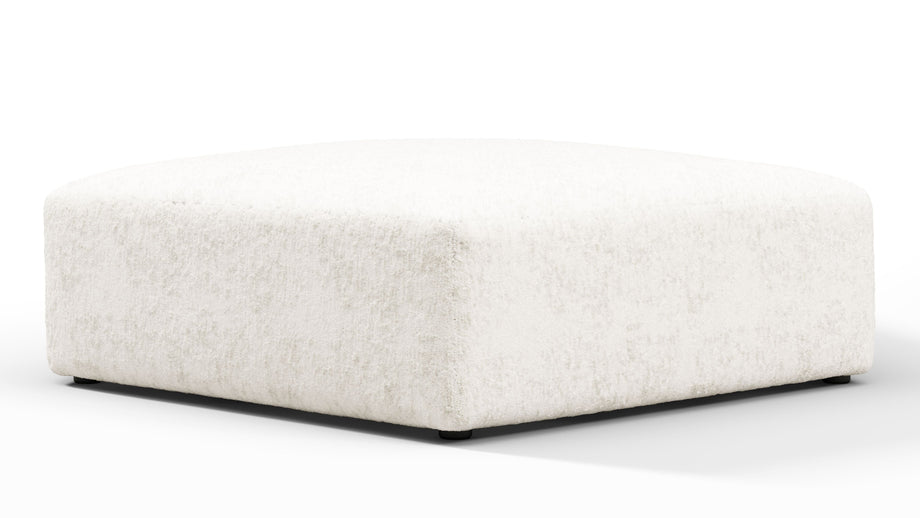 On the RocksOn the Rocks - On the Rocks Module, Seat Section 1, White Textured Chenille