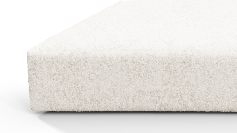 On the RocksOn the Rocks - On the Rocks Module, Seat Section 2, White Textured Chenille