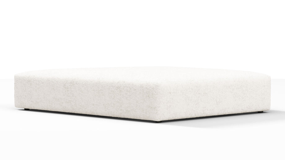 On the RocksOn the Rocks - On the Rocks Module, Seat Section 2, White Textured Chenille