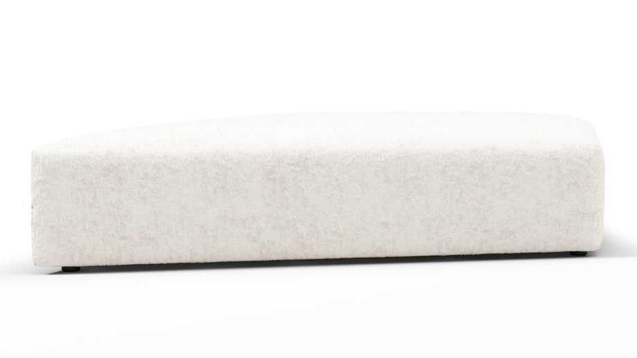 On the RocksOn the Rocks - On the Rocks Module, Seat Section 2, White Textured Chenille
