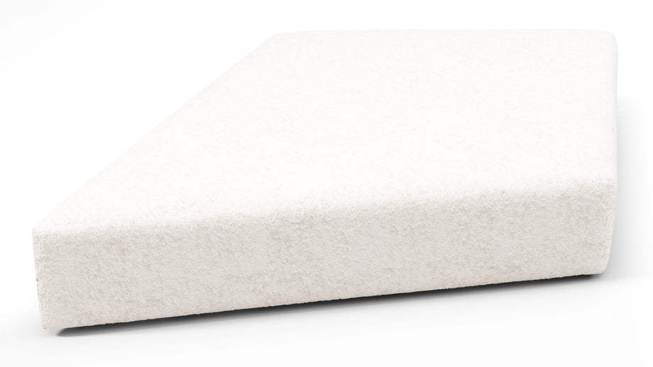 On the RocksOn the Rocks - On the Rocks Module, Seat Section 2, White Textured Chenille