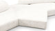 On the Rocks - On the Rocks - On the Rocks Sofa, Five Seater, White Textured Chenille - Image 6