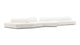 On the Rocks - On the Rocks - On the Rocks Sofa, Five Seater, White Textured Chenille - Image 2