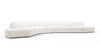 On the Rocks - On the Rocks - On the Rocks Sofa, Large Corner, White Textured Chenille - Image 3