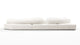 On the Rocks - On the Rocks - On the Rocks Sofa, Left Corner, White Textured Chenille - Image 4