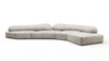On the Rocks - On the Rocks - On the Rocks Sofa, Right Corner, Dove Textured Chenille - Image 1