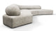 On the Rocks - On the Rocks - On the Rocks Sofa, Right Corner, Dove Textured Chenille - Image 3