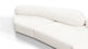 On the Rocks - On the Rocks - On the Rocks Sofa, Right Corner, White Textured Chenille - Image 6