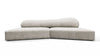 On the Rocks - On the Rocks - On the Rocks Sofa, Small, Dove Textured Chenille - Image 1