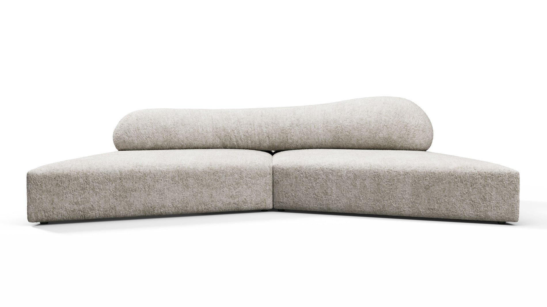 On the RocksOn the Rocks - On the Rocks Sofa, Small, Dove Textured Chenille