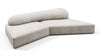 On the Rocks - On the Rocks - On the Rocks Sofa, Small, Dove Textured Chenille - Image 3