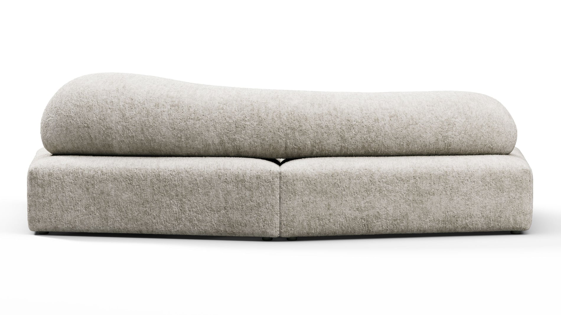 On the RocksOn the Rocks - On the Rocks Sofa, Small, Dove Textured Chenille