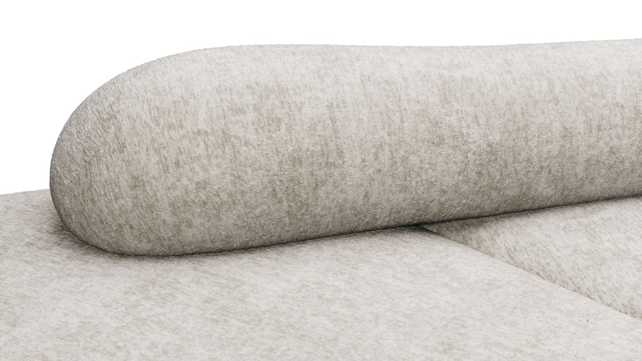 On the RocksOn the Rocks - On the Rocks Sofa, Three Seater, Left, Dove Textured Chenille