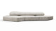 On the Rocks - On the Rocks - On the Rocks Sofa, Three Seater, Left, Dove Textured Chenille - Image 1