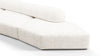On the Rocks - On the Rocks - On the Rocks Sofa, Three Seater, Left, White Textured Chenille - Image 5