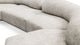 On the Rocks - On the Rocks - On the Rocks Sofa, U Shape, Dove Textured Chenille - Image 9