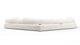 On the Rocks - On the Rocks - On the Rocks Sofa, U Shape, White Textured Chenille - Image 7