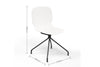 Aarhus Eiffel Chair White with product dimensions labelled, an office chair for modern workspaces.