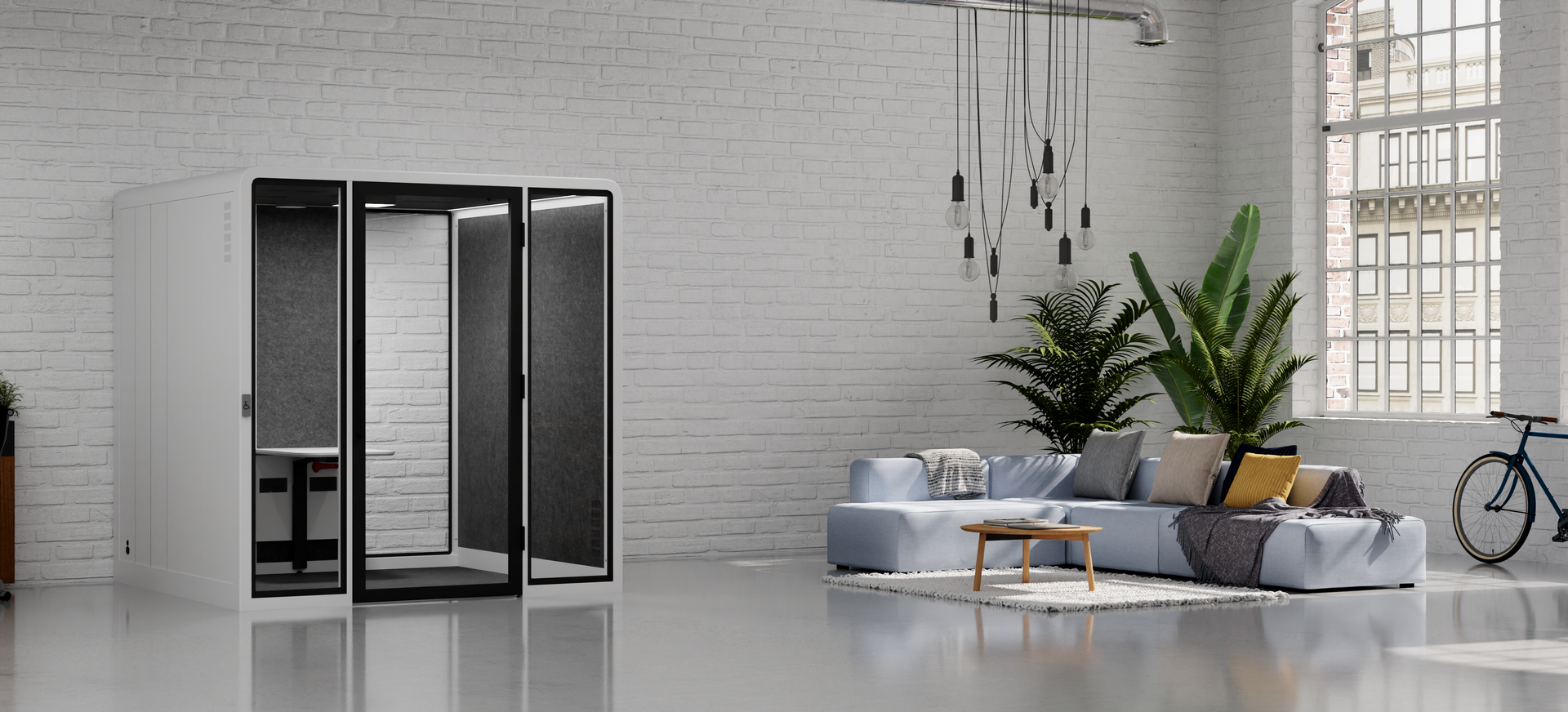 Siirrettävä hiljaisuuskoppi