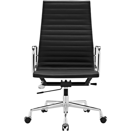 High Back Ribbed Office Chair Eames Style EA119