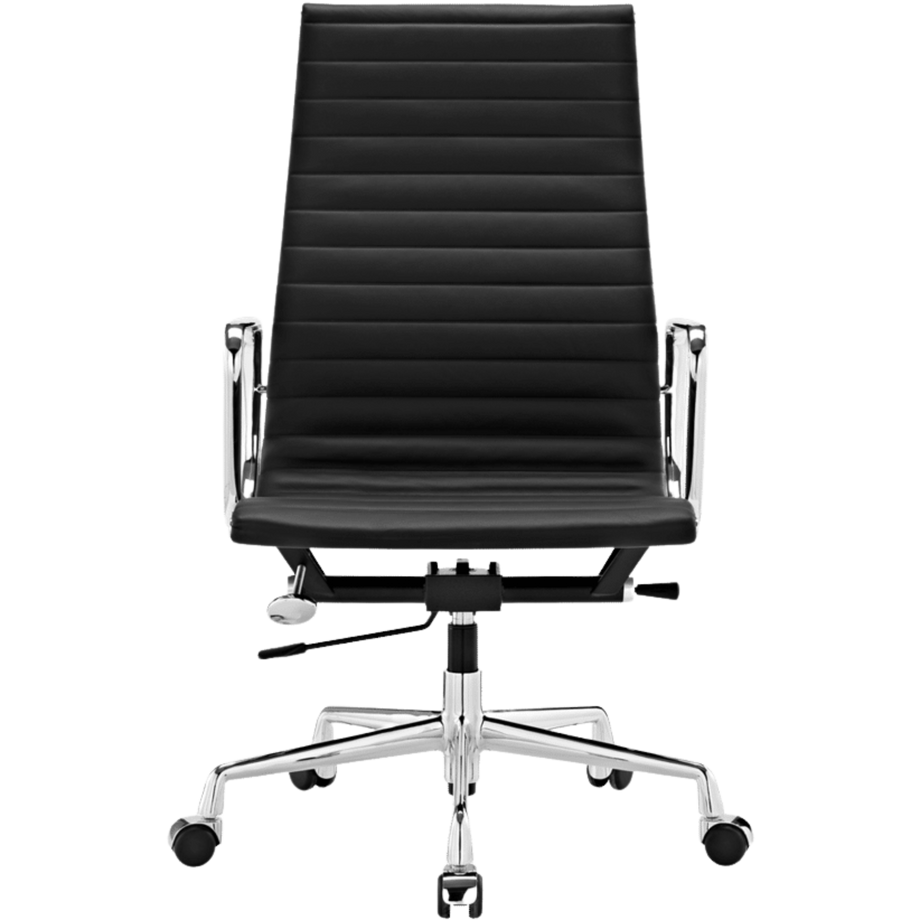 Korkea selkänoja Ribbed toimistotuoliBlack