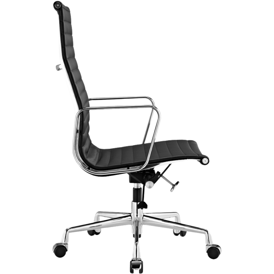 Korkea selkänoja Ribbed toimistotuoliBlack