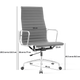 High Back Ribbed Office Chair Eames Style EA119