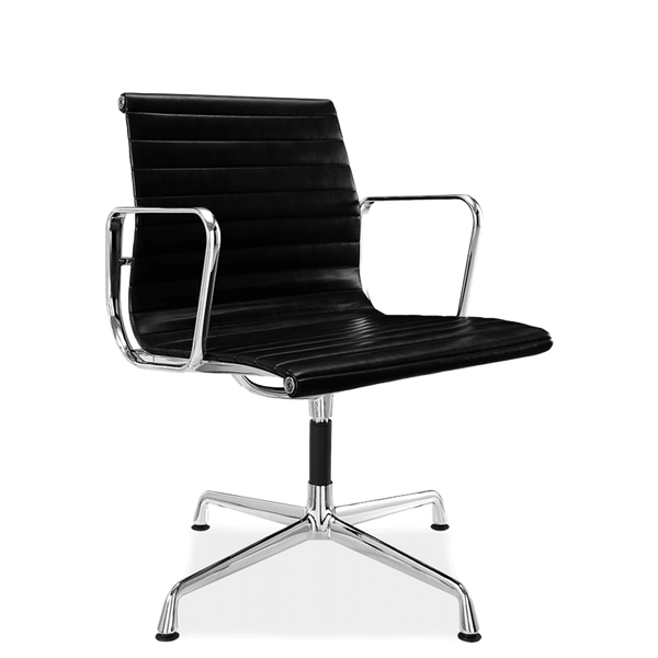 Medium Back Nahkainen toimistotuoliBlack