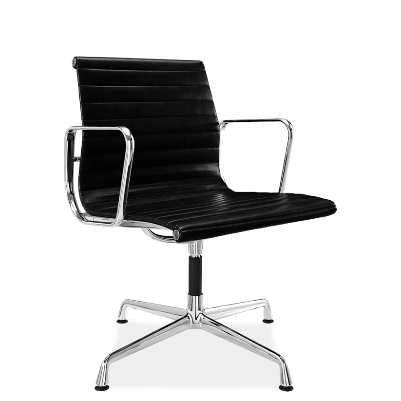 Medium Back Nahkainen toimistotuoliBlack