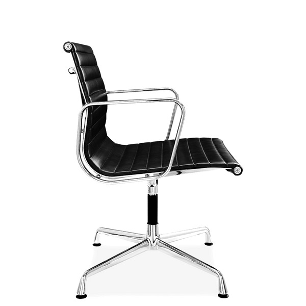 Medium Back Nahkainen toimistotuoliBlack
