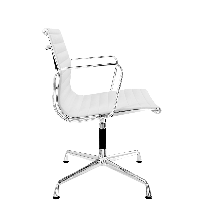 Medium Back Nahkainen toimistotuoliWhite