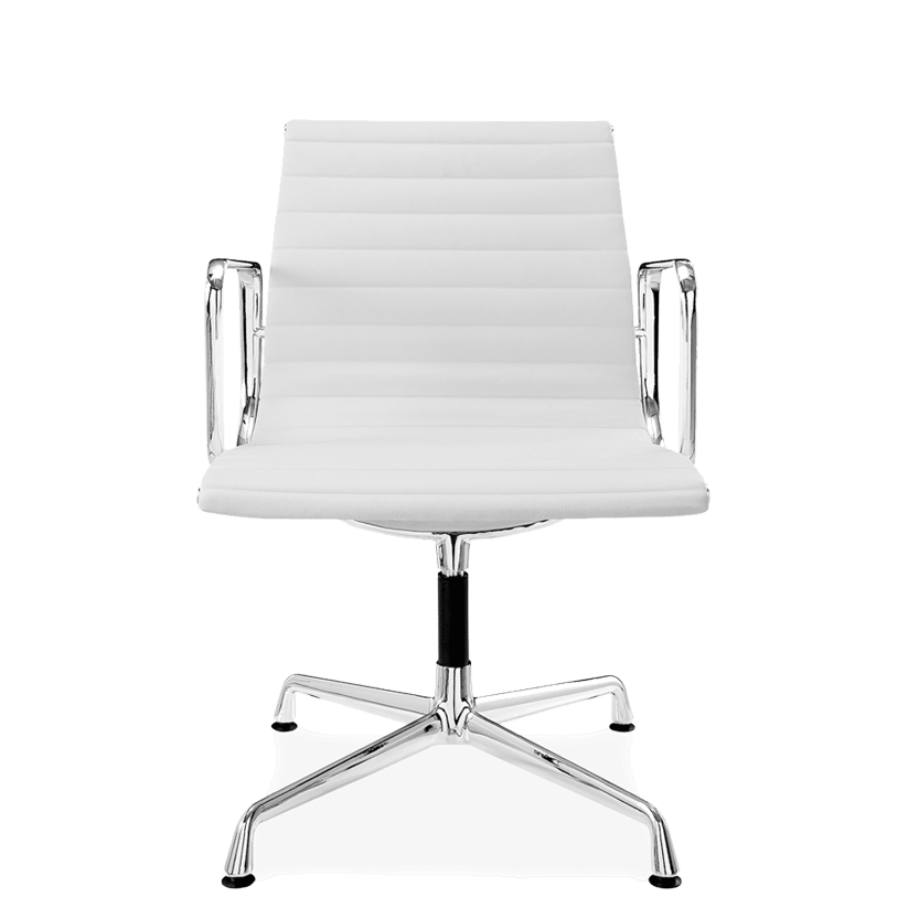 Medium Back Nahkainen toimistotuoliWhite
