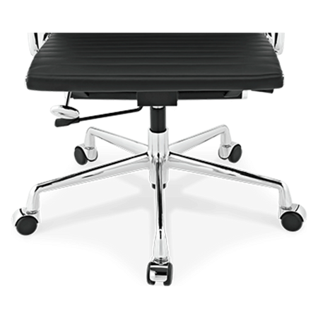 Hoxton Medium Back Ribbed Office Chair Eames Style