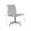 Hoxton Medium Back Swivel Office Chair Black