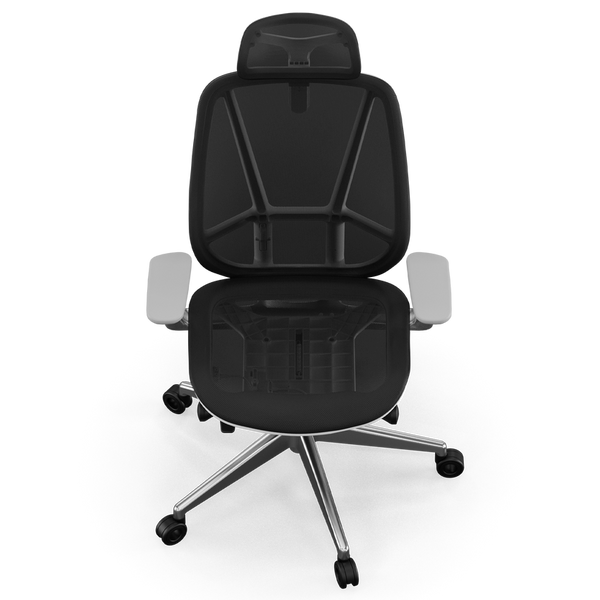 Medium Back pehmustettu verkkotuoliBlack