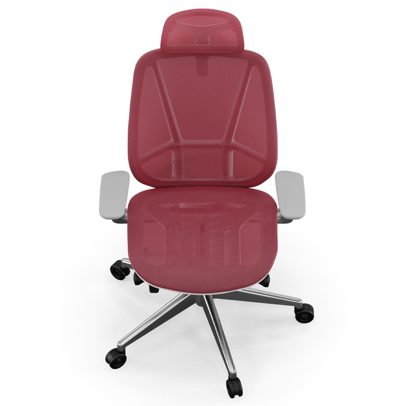 Medium Back pehmustettu verkkotuoliRed