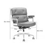 Hoxton Office Medium Padded Leather Office Chair