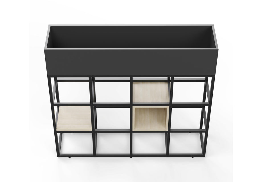 3-skuffers lav skap (Kopi) Medium