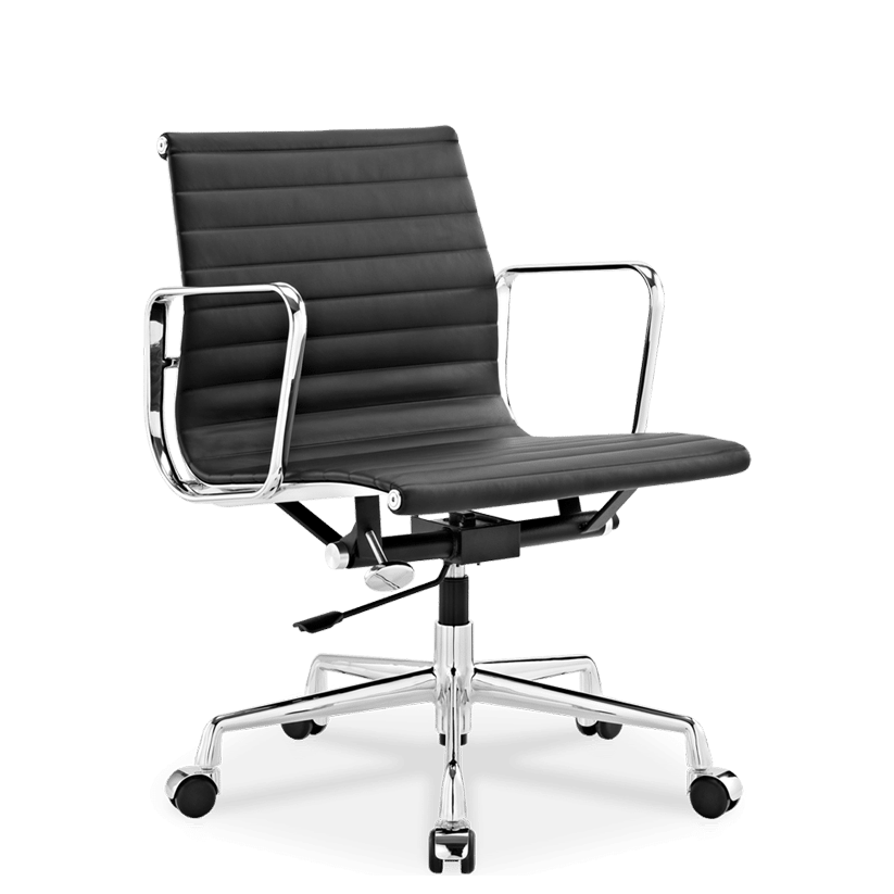 Medium Back Ribbed toimistotuoliBlack