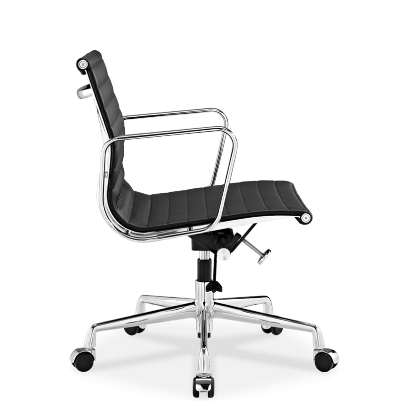 Medium Back Ribbed toimistotuoliBlack