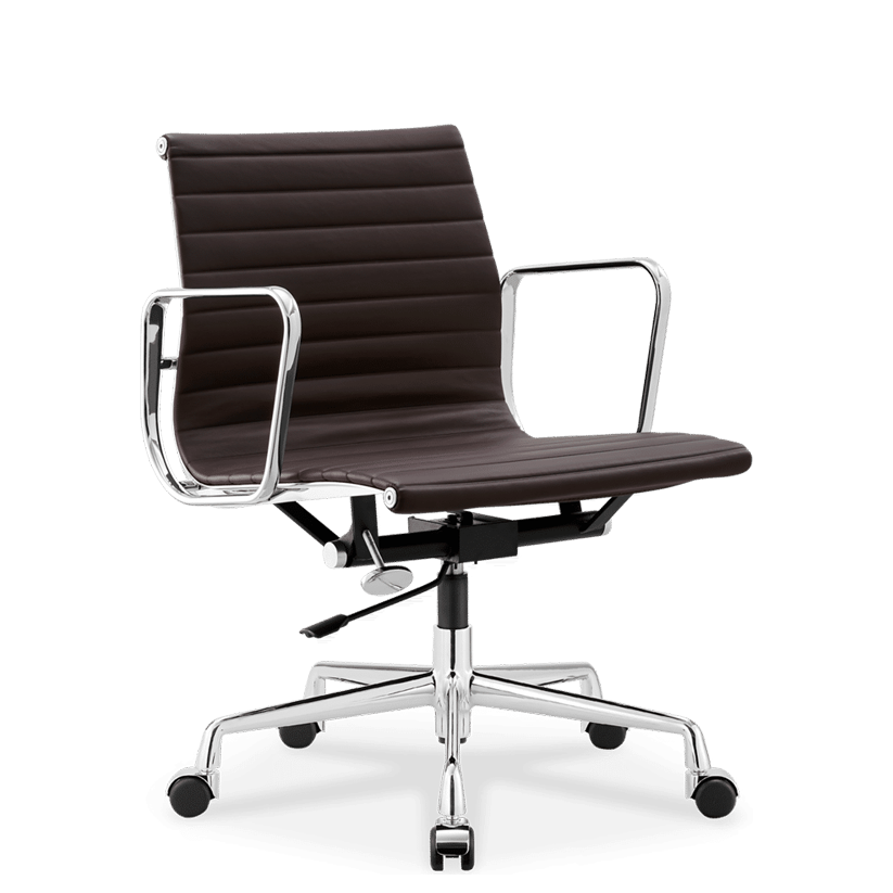 Medium Back Ribbed toimistotuoliCoffee