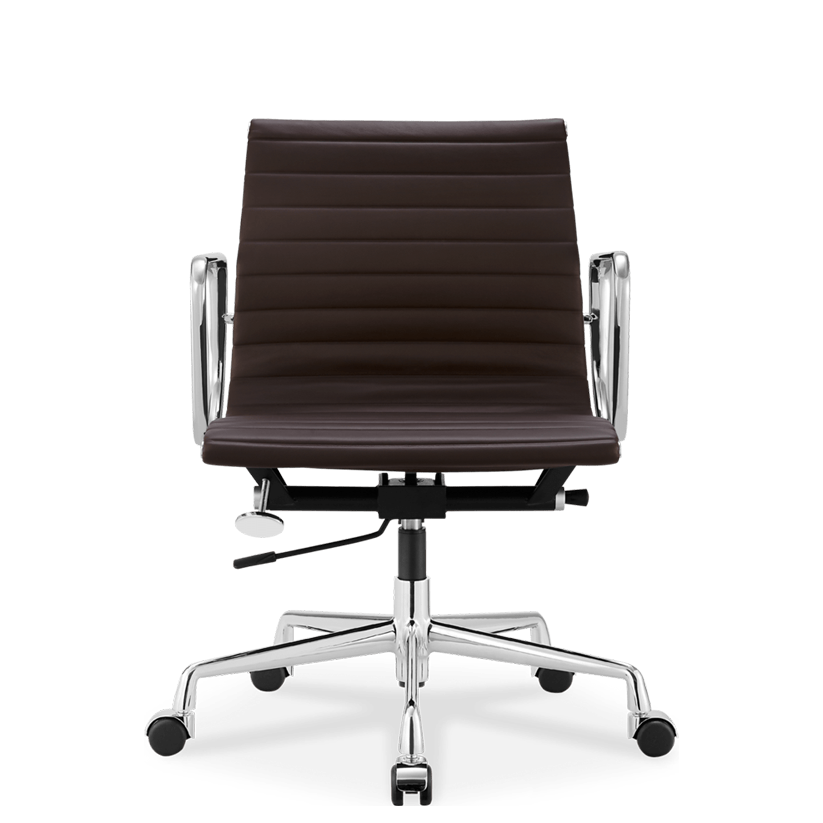 Medium Back Ribbed toimistotuoliCoffee
