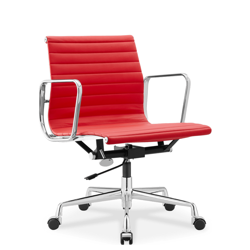 Medium Back Ribbed toimistotuoliRed