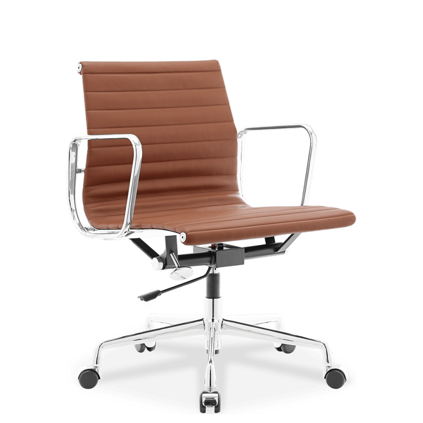 Medium Back Ribbed toimistotuoliTan