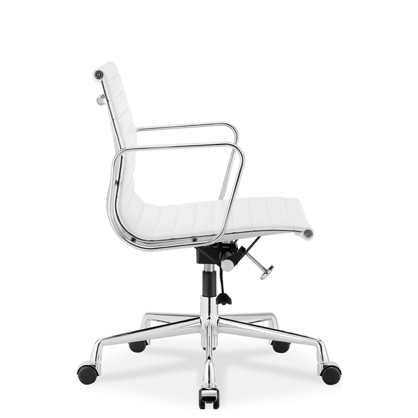 Medium Back Ribbed toimistotuoliWhite