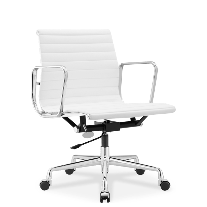 Medium Back Ribbed toimistotuoliWhite
