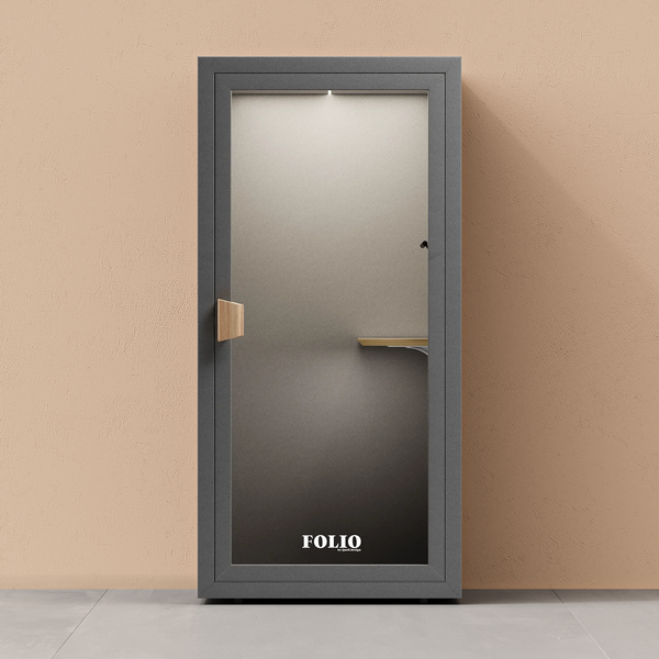 Office Phone Booth Folio - Sump upFolio Dark Grey / Furniture Set 1