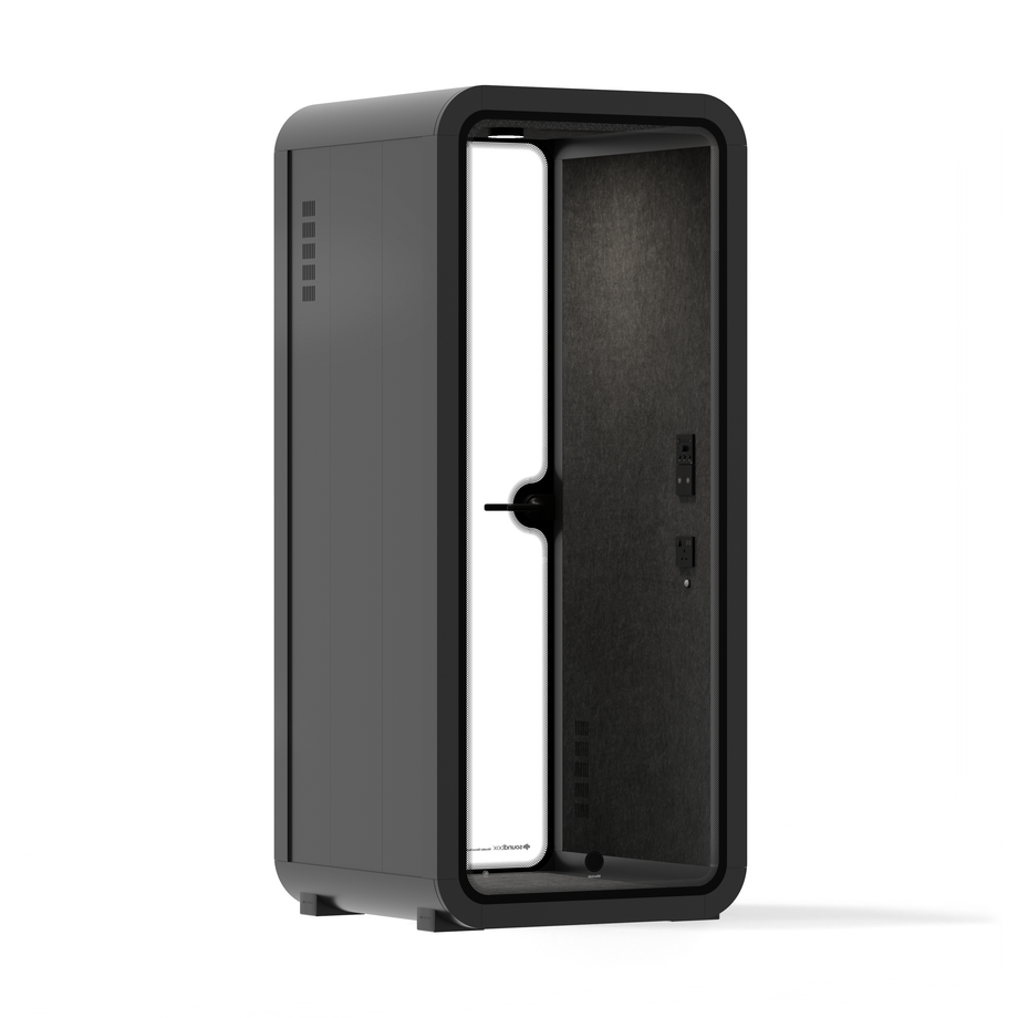 Office Pod Quell AcousticCharcoal / No Furniture / Dark Grey