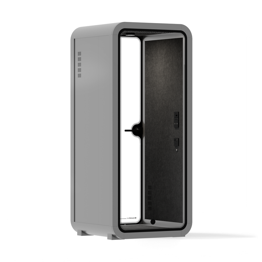 Office Pod Quell AcousticLight Grey / No Furniture / Dark Grey