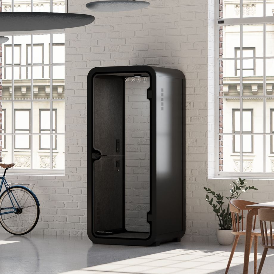 Office Pod Quell AcousticCharcoal / No Furniture / Dark Grey